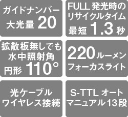 D-200ストロボ特長