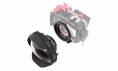 ドームレンズユニット装着図