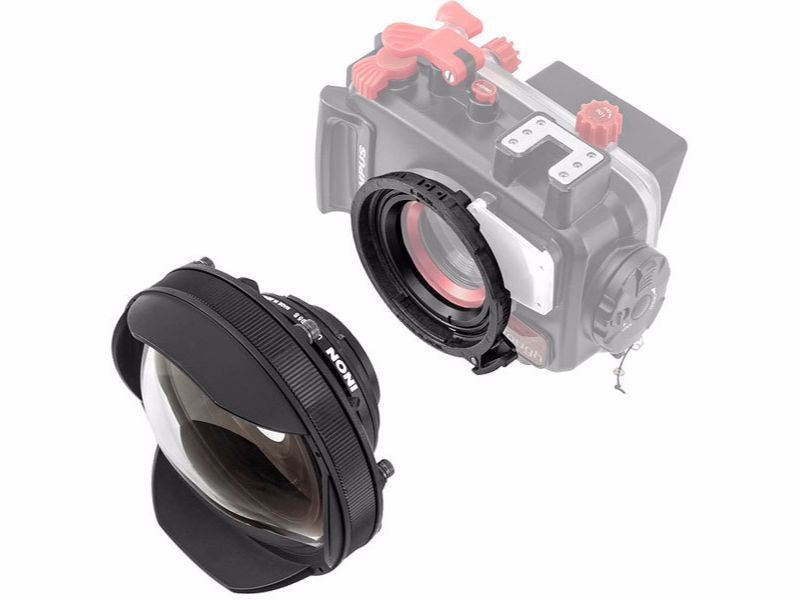 ドームレンズユニット装着図